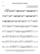 whatever it takes sheet music for cello