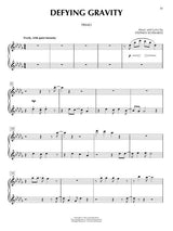 wicked sheet music for piano duet of defying gravity