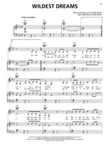 wildest dreams sheet music taylor swift piano