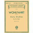 wolfahrt of 60 studies for violin sheet music